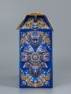 Коробка подарочная новогодняя, складная «Царские узоры» 23×10×23 см - Фото 4