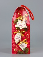 Коробка подарочная новогодняя, складная «Добрые традиции» 16×8×20 см 10900171