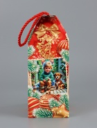 Коробка подарочная новогодняя, складная «Золотое время» 16×8×20 см 10900172