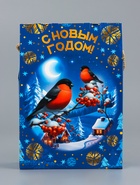 Коробка подарочная новогодняя, складная «Снегири» для сладких подарков, 17.3×7×23.5 см - фото 117896152 Коробка подарочная новогодняя, складная «Снегири» для сладких подарков, 17.3×7×23.5 см - фото 117896152