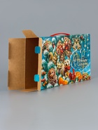 Подарочная новогодняя коробка «МалаХит», для сладких подарков, 25×5×15 см 10900175