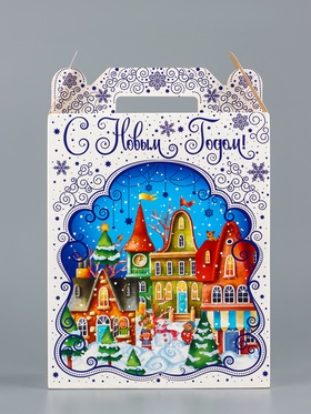 Подарочная коробка новогодняя «Мечты сбываются», для сладких подарков, 17?7?25.5 см (комплект 5 шт)