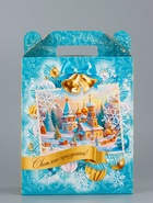 Подарочная коробка новогодняя «Светлый праздник», 17×7×25.5 см (5 шт) - фото 809283601