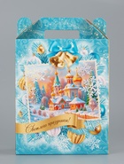 Подарочная коробка новогодняя «Светлый праздник», 17×7×25.5 см (5 шт) - фото 809283603