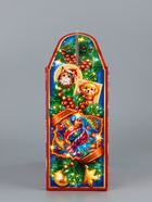 Коробка подарочная новогодняя, складная «Зимняя сказка» 23×8.5×23 см - Фото 5