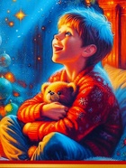 Коробка подарочная новогодняя, складная «Зимняя сказка» 23×8.5×23 см - Фото 7
