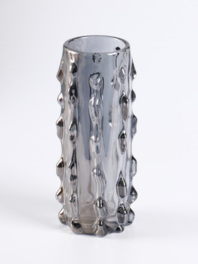 Ваза «Алонзо», 18×6 см, стекло, чёрная