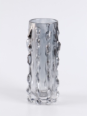 Ваза «Алонзо», 30×10 см, стекло, чёрная