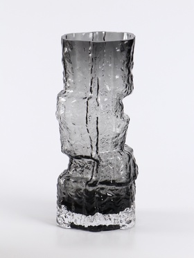 Ваза «Гоэтано», 30×13 см, стекло, чёрная