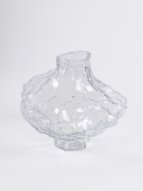 Ваза «Джино», 16×19 см, стекло, прозрачная
