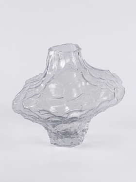 Ваза «Джино», 21×25 см, стекло, прозрачная