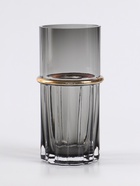 Ваза «Лоренцо», 20×8.5 см, стекло, чёрная - фото 58046148