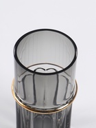 Ваза «Лоренцо», 20×8.5 см, стекло, чёрная - фото 58046149