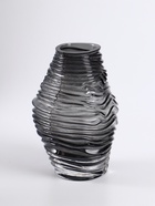 Ваза «Модесто», 19×12 см, стекло, чёрная 10901008