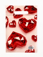 Пакет подарочный «Алые сердца», полиэтиленовый с вырубной ручкой, 20×30 см, 30 мкм - Фото 3