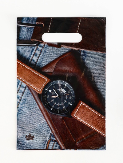 Пакет «Мужское решение», полиэтиленовый с вырубной ручкой, 20×30 см, 30 мкм