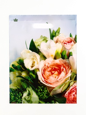 Пакет «Романтическое настроение», полиэтиленовый с вырубной ручкой, л 40?31 см, 60 мкм (комплект 50 шт)