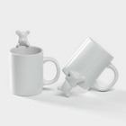 УЦЕНКА Набор кружек 2 шт. «Мишка Отто» 290 мл, 11.5×8×13.5 см - Фото 5