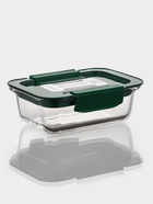 Контейнер, 390 мл, герметичный, с паровыпуском, пластиковая крышка, стекло, прозрачный - фото 809247258