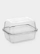 Контейнер, 390 мл, герметичный, с паровыпуском, пластиковая крышка, стекло, прозрачный - фото 809247261