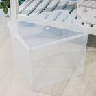 Ящик для хранения с крышкой «Кристалл», 34 л, 39×31×33 см, цвет МИКС - Фото 2