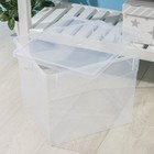 Ящик для хранения с крышкой «Кристалл», 34 л, 39×31×33 см, цвет МИКС - Фото 3