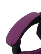 Кресло компьютерное игровое «Клик Мебель», на колёсиках, экокожа, цвет чёрный/фиолетовый - Фото 11