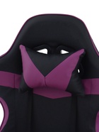 Кресло компьютерное игровое «Клик Мебель», на колёсиках, экокожа, цвет чёрный/фиолетовый - Фото 12