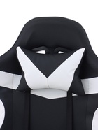 Кресло компьютерное игровое «Клик Мебель», на колёсиках, экокожа, цвет чёрный/белый - Фото 12