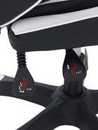 Кресло компьютерное игровое «Клик Мебель», на колёсиках, экокожа, цвет чёрный/белый - Фото 16