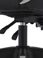 Кресло компьютерное игровое «Клик Мебель», на колёсиках, экокожа, цвет чёрный/белый - фото 119392566