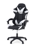 Кресло компьютерное игровое «Клик Мебель», на колёсиках, экокожа, цвет чёрный/белый - Фото 5