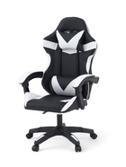 Кресло компьютерное игровое «Клик Мебель», на колёсиках, экокожа, цвет чёрный/белый - Фото 6