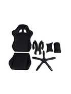 Кресло компьютерное игровое «Клик Мебель», на колёсиках, экокожа, цвет чёрный - Фото 21