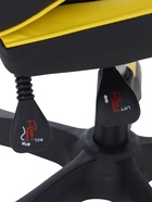 Кресло компьютерное игровое «Клик Мебель», на колёсиках, экокожа, цвет чёрный/жёлтый - Фото 16