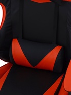 Кресло компьютерное игровое «Клик Мебель», на колёсиках, экокожа, цвет чёрный/красный - Фото 13