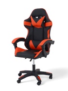 Кресло компьютерное игровое «Клик Мебель», на колёсиках, экокожа, цвет чёрный/красный - Фото 5