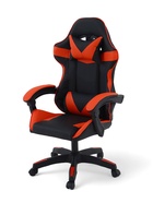 Кресло компьютерное игровое «Клик Мебель», на колёсиках, экокожа, цвет чёрный/красный - Фото 6