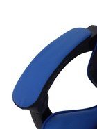 Кресло компьютерное игровое «Клик Мебель», на колёсиках, экокожа, цвет чёрный/синий - Фото 11