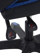 Кресло компьютерное игровое «Клик Мебель», на колёсиках, экокожа, цвет чёрный/синий - Фото 16