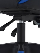 Кресло компьютерное игровое «Клик Мебель», на колёсиках, экокожа, цвет чёрный/синий - фото 119392582