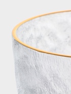 Набор кружек «Льдинка», 420 мл, 10.5×13.5×7.8 см, с золотой отводкой, 2 шт., стекло, прозрачный - Фото 5