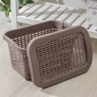 Корзина для хранения, 20 л, с крышкой, МИКС - Фото 2
