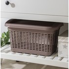 Корзина для хранения, 20 л, с крышкой, МИКС - Фото 11