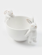 УЦЕНКА Салатник "Зайка в золотом" 15.5x10x10см - Фото 3