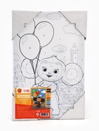 Картина по номерам с подрамником «Чебурашка с шарами», 20×30 см - фото 809247683 Картина по номерам с подрамником «Чебурашка с шарами», 20×30 см - фото 809247683