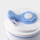 УЦЕНКА Стакан складной с крышкой «С собой» 350 мл 8.5×14 см, голубая - Фото 8