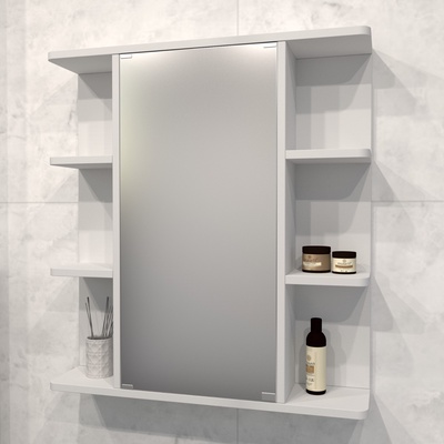 УЦЕНКА Зеркало-шкаф для ванной комнаты "Стандарт 60", 12×60×70 см