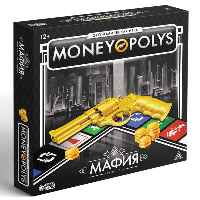 УЦЕНКА Экономическая игра "Money Polys. МАФИЯ", 12+, - Фото 1