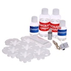 УЦЕНКА Набор для творчества «Новогодняя гирлянда из эпоксидной смолы», снежинки - Фото 3